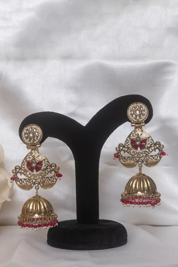 Gold_Earrings_Brass__For_Women
