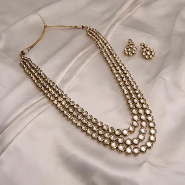 Gold_Necklace_Set_Brass__For_Women