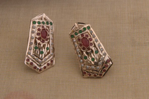Maroon_Necklace_Set_Brass__For_Women