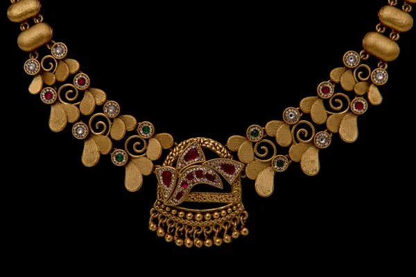 Gold_Necklace_Set_Brass__For_Women
