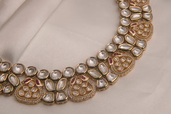 Gold_Necklace_Set_Brass__For_Women
