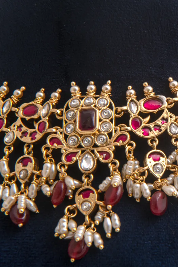 Gold_necklace_set_Brass__For_Women