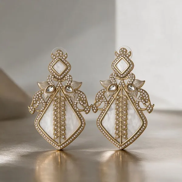 Gold_Earrings_Brass__For_Women