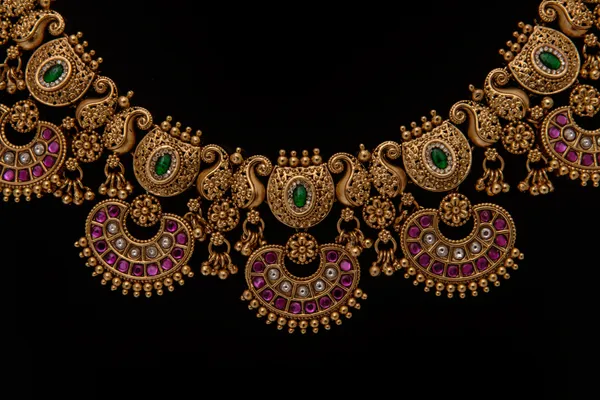 Gold_Necklace_Set_Brass__For_Women