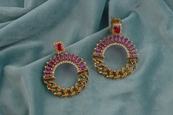 Gold_Earrings_Brass__For_Women