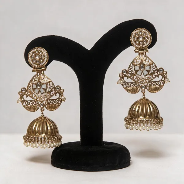 Gold_Earrings_Brass__For_Women
