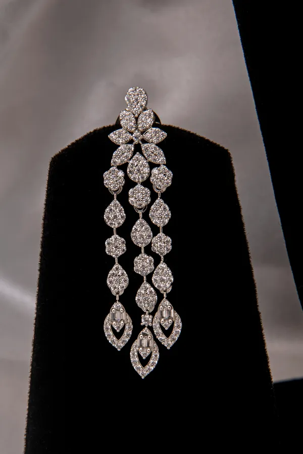 Silver_Necklace_Set_Brass__For_Women