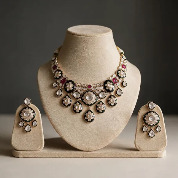 Gold_Necklace_Set_Brass__For_Women