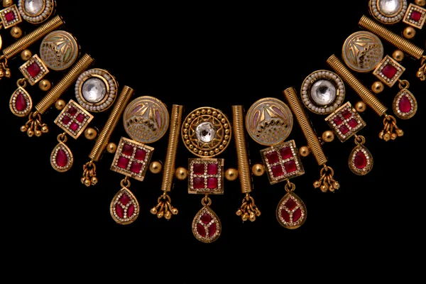 Gold_Necklace_Set_Brass__For_Women