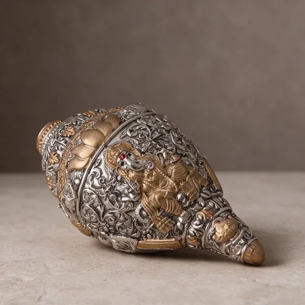 Gold_shank_Brass__For_home_decor_pooja