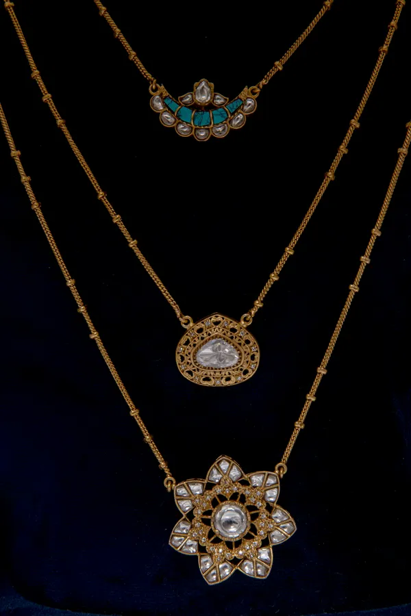 Gold_Necklace_Set_Brass__For_Women