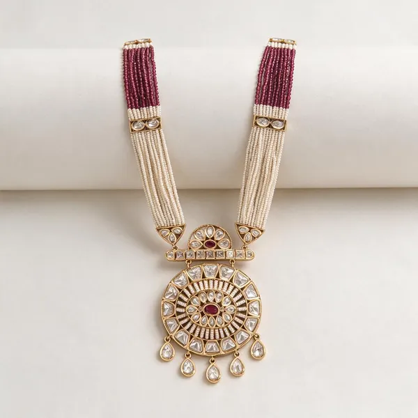 Gold_necklace_set_Brass__For_Women