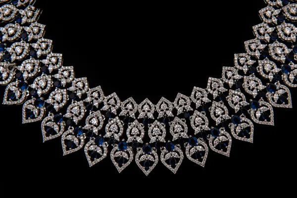 Silver_Necklace_Set_Brass__For_Women