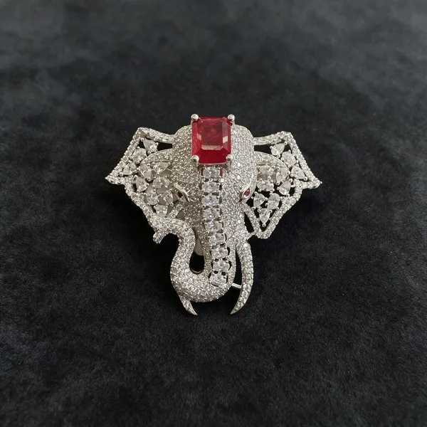 Silver_Brooch_Brass__For_Women