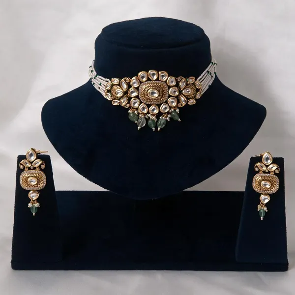 Gold_Necklace_Set_Brass__For_Women