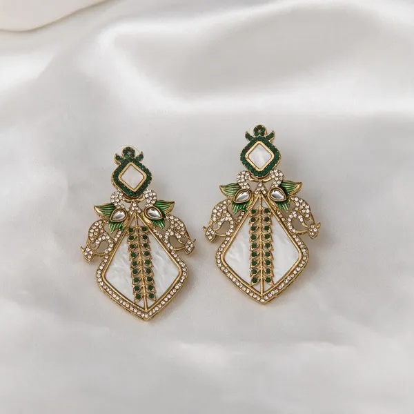 Silver_Earrings_Brass__For_Women