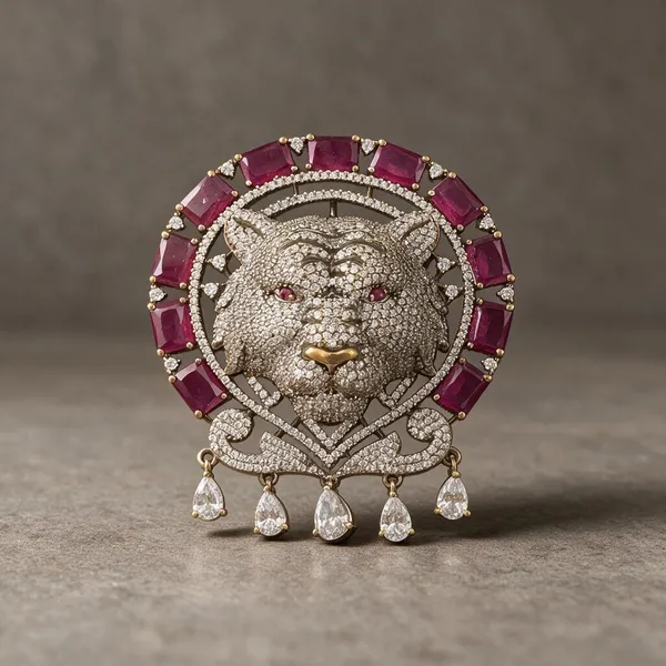 Silver_Brooch_Brass__For_Women