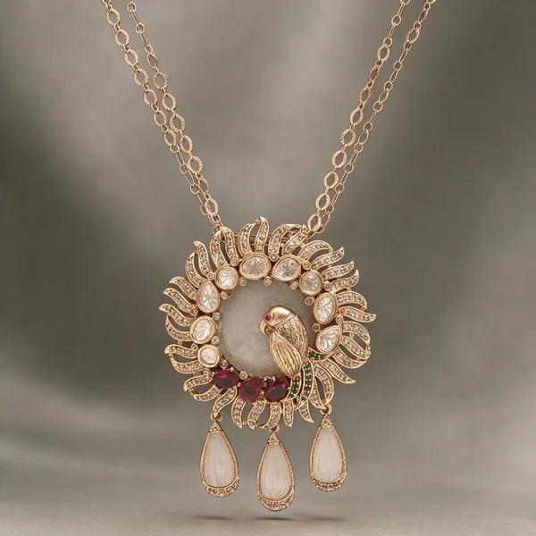 Gold_necklace_set_Brass__For_Women