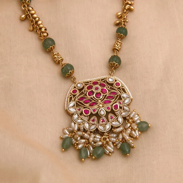 Gold_necklace_Brass__For_Women