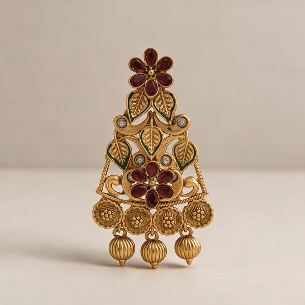 Gold_necklace_set_Brass__For_Women