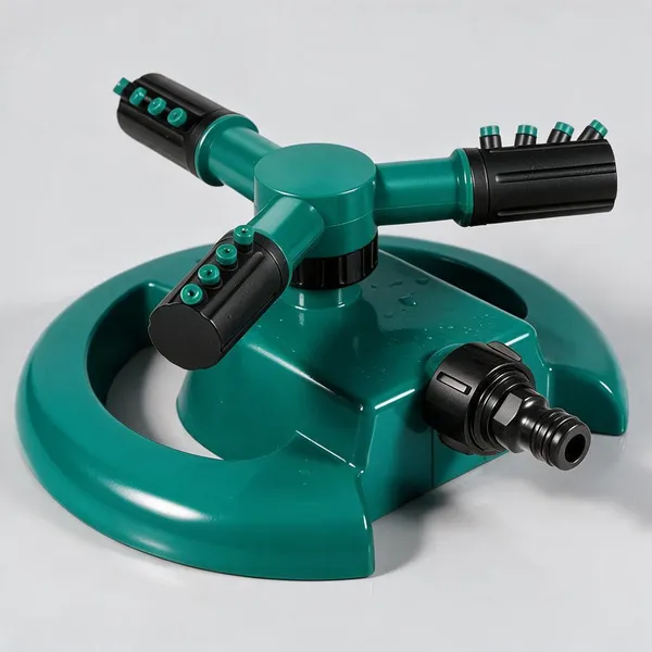 Garden_Sprinkler_With_Rotating_Arms