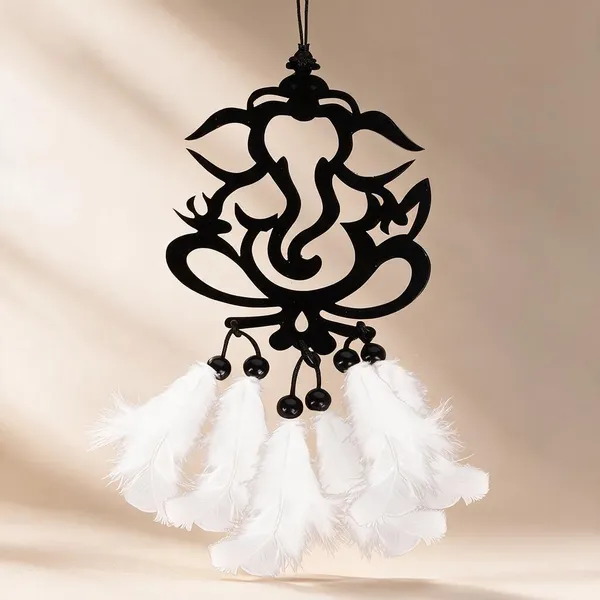 Acrylic_Ganesha_Car_Hanging_Ornament