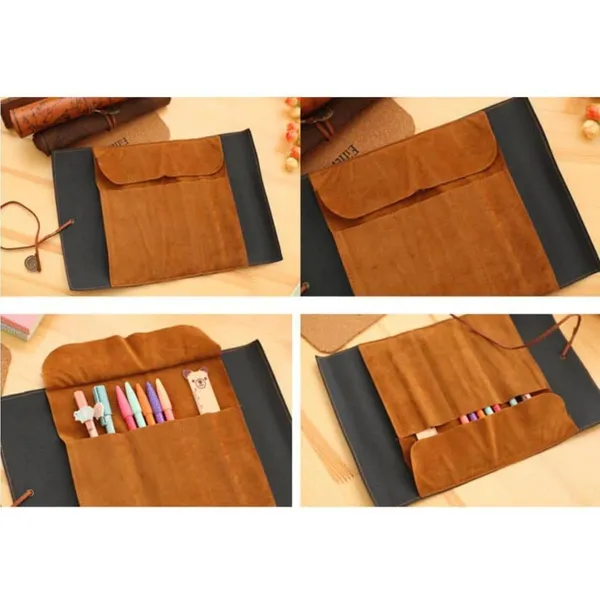 Canvas_Leather_Pencil_Roll_Case