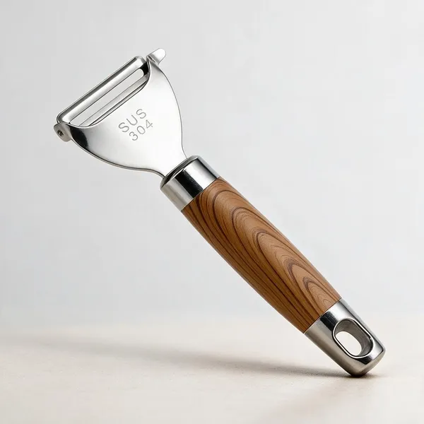 Stainless_Steel_Vegetable_Peeler_With_Wooden_Handle