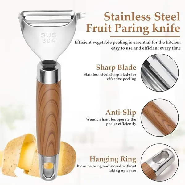 Stainless_Steel_Vegetable_Peeler_With_Wooden_Handle