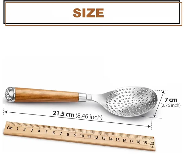 Stainless_Steel_Perforated_Spoon_With_Wooden_Handle