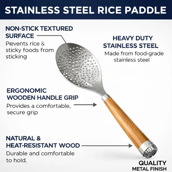 Stainless_Steel_Perforated_Spoon_With_Wooden_Handle