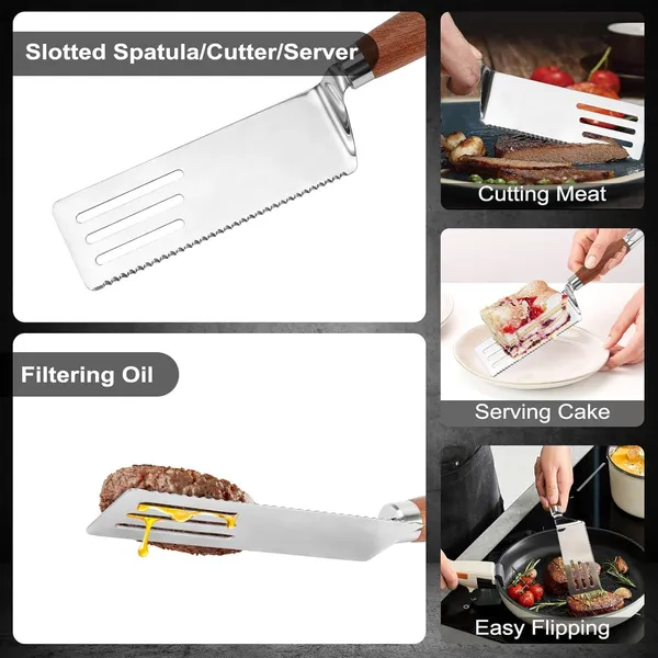 Cake_Server_Spatula_With_Wooden_Handle