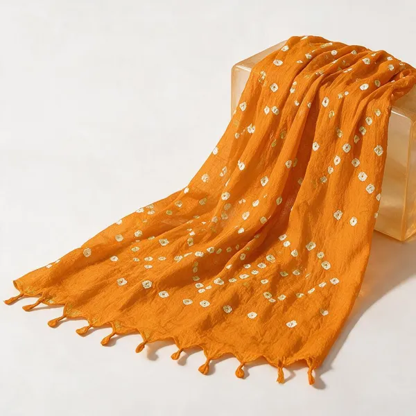 Women_Cotton_Bandhani_Scarf