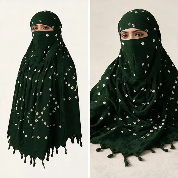 Cotton_Bandhani_Scarf_Face_Mask_For_Women