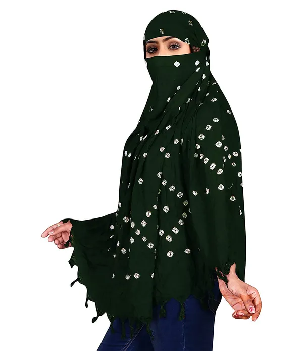 Cotton_Bandhani_Scarf_Face_Mask_For_Women