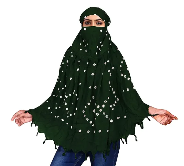 Cotton_Bandhani_Scarf_Face_Mask_For_Women