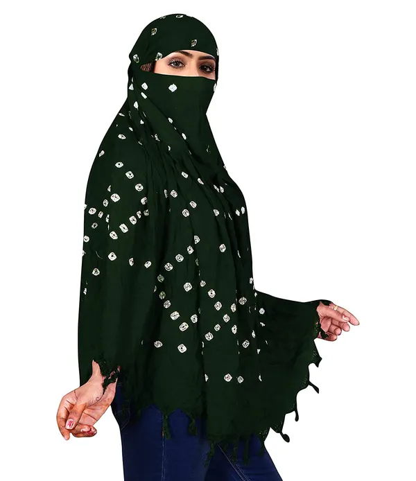 Cotton_Bandhani_Scarf_Face_Mask_For_Women