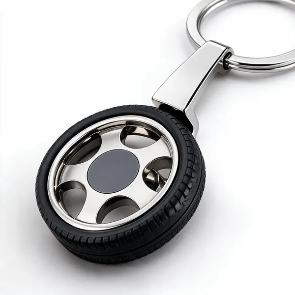 Tire_Keychain_With_Spinning_Wheel_Design