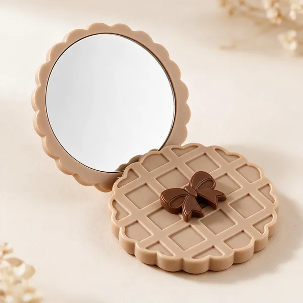 Waffle_Design_Compact_Face_Mirror