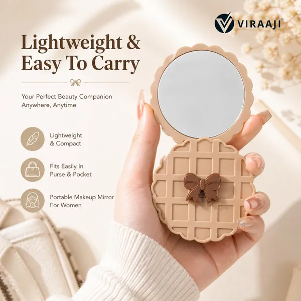Waffle_Design_Compact_Face_Mirror