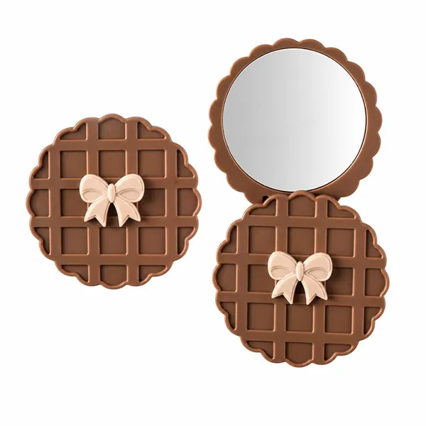 Waffle_Cookie_Bow_Mirror_With_Stand