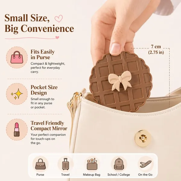 Waffle_Cookie_Bow_Mirror_With_Stand