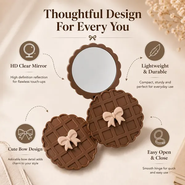 Waffle_Cookie_Bow_Mirror_With_Stand