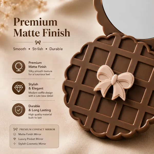 Waffle_Cookie_Bow_Mirror_With_Stand
