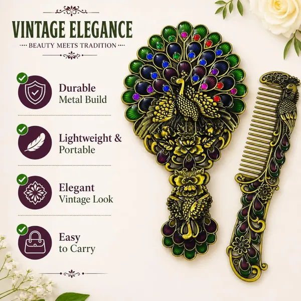 Metal_Hand_Mirror_And_Comb_Set