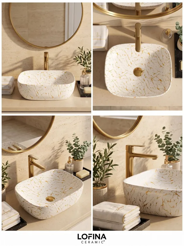 White_And_Gold_Glossy_Rectangle_Table_Top_Ceramic_Wash_Basin