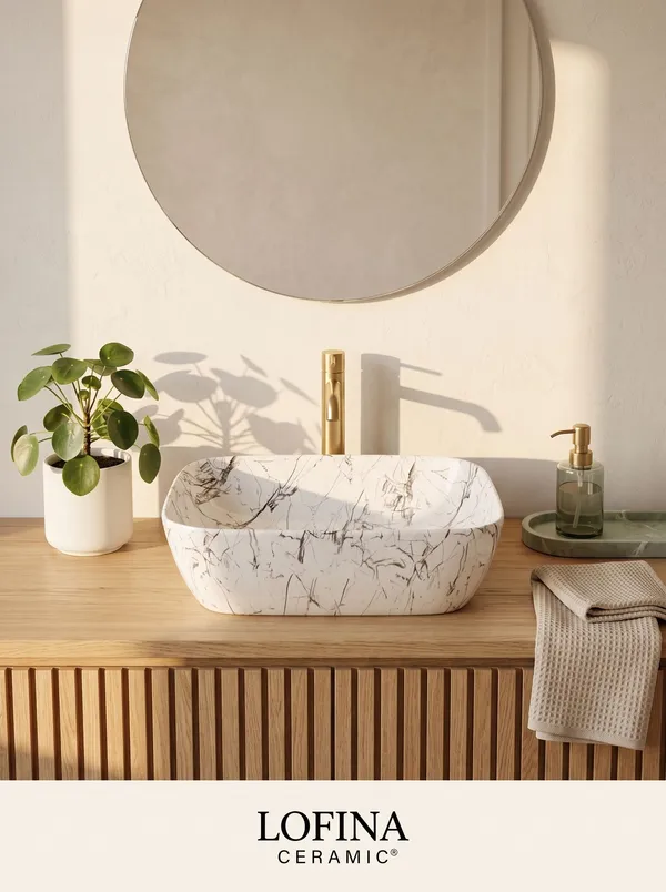 White_And_Grey_Glossy_Rectangle_Table_Top_Ceramic_Wash_Basin