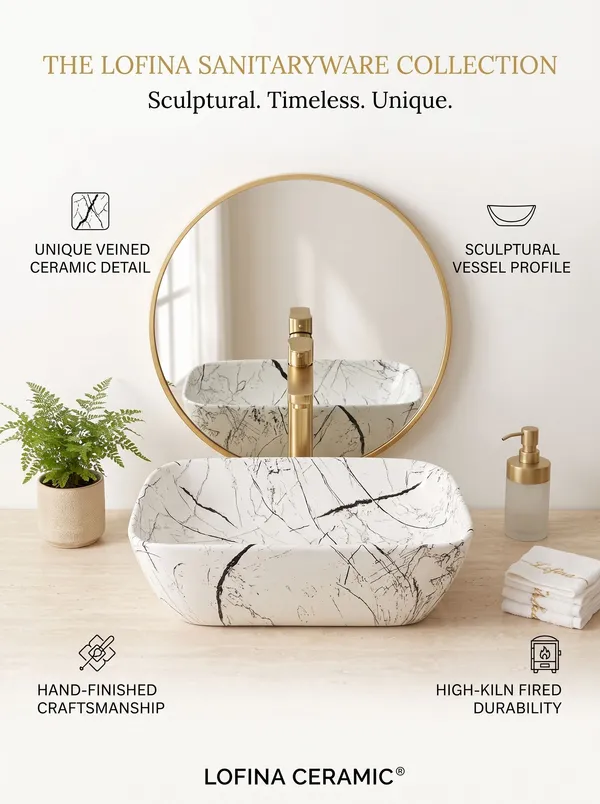 White_And_Black_Glossy_Rectangle_Table_Top_Ceramic_Wash_Basin