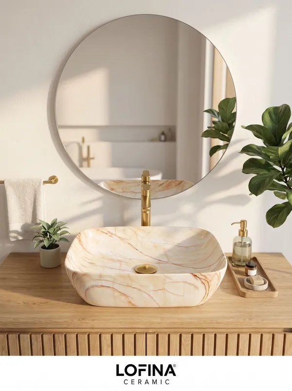 Light_Brown_Glossy_Rectangle_Table_Top_Ceramic_Wash_Basin
