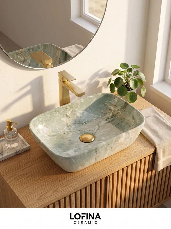 Mottled_Green_Glossy_Rectangle_Table_Top_Ceramic_Wash_Basin